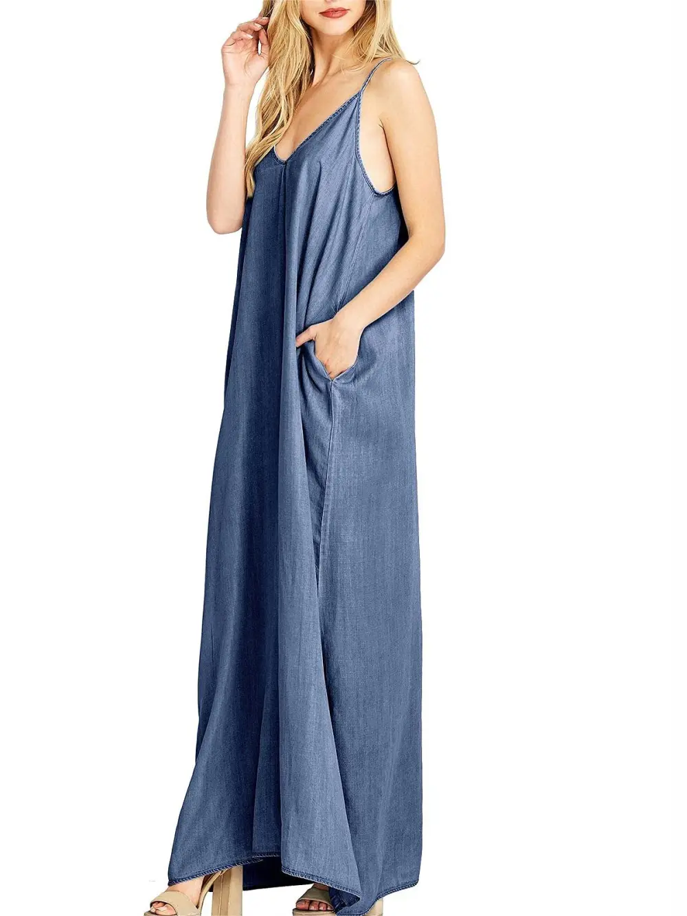 Spellbound Chambray Maxi Dress