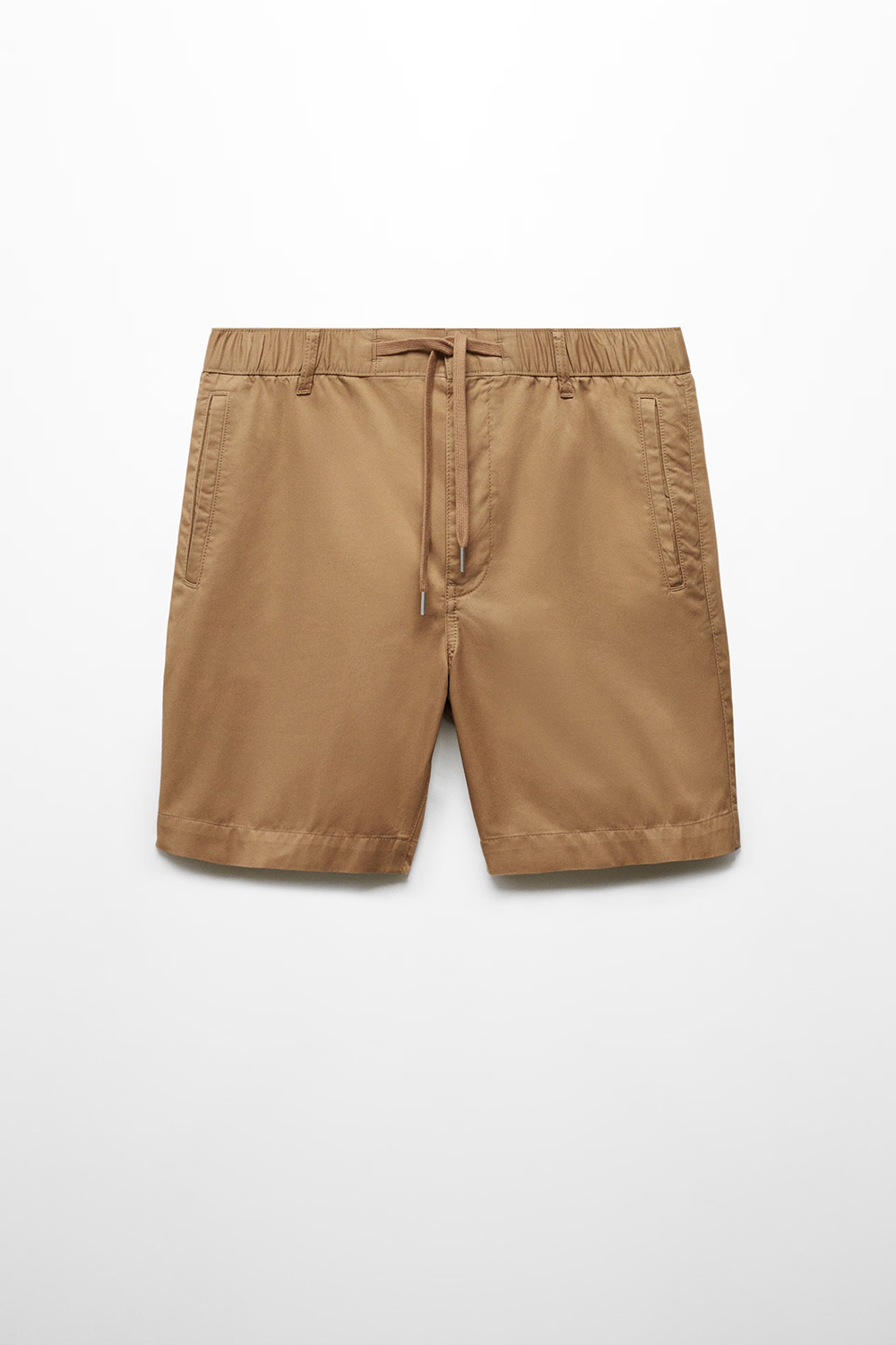 100% cotton drawstring bermuda shorts