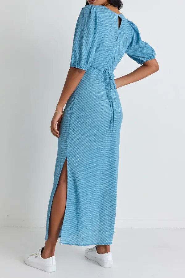 Amora Sky Midi Dress