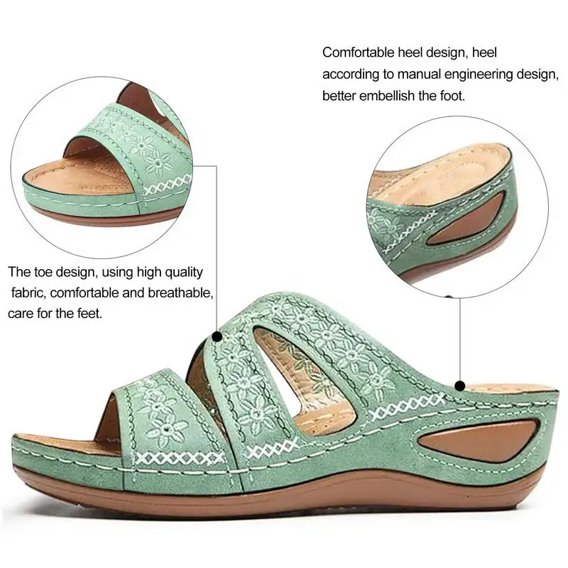 Cilool - Spring and summer casual platform slippers sandals