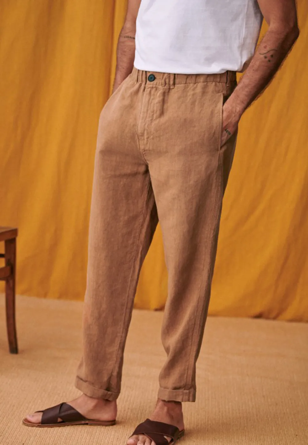 Shane Trousers-Camel