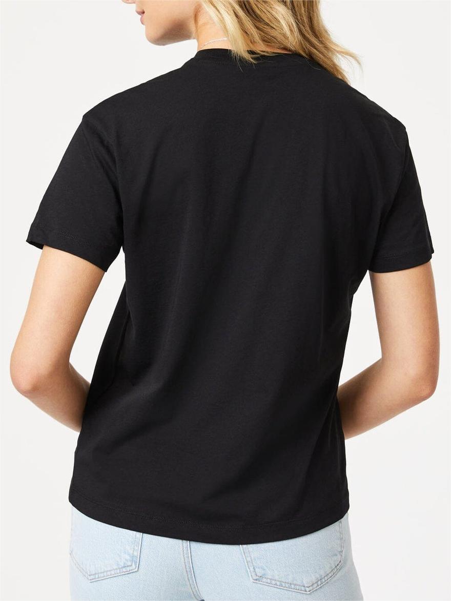 Crew Neck Black T-Shirt