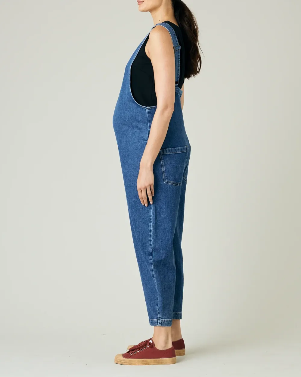 OTTIE MID BLUE DENIM JUMPSUIT