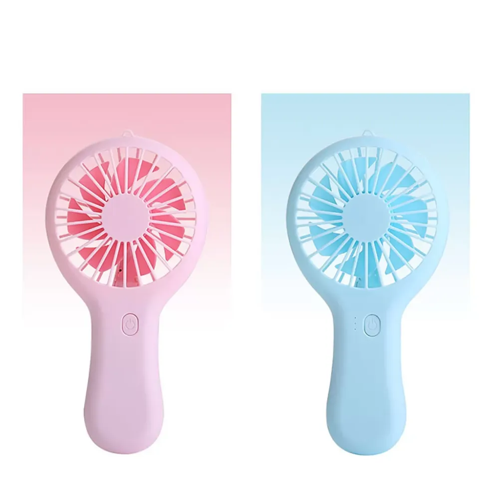 USB Colorful Portable Handheld Fan Low Noise Multi-function Mini Wind Power Ultra-Quiet And Convenient Student Office