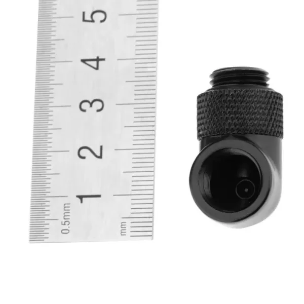 G1/4 Inner Thread 90 Degree Rotating Water Cooling Tube Adapter Connector