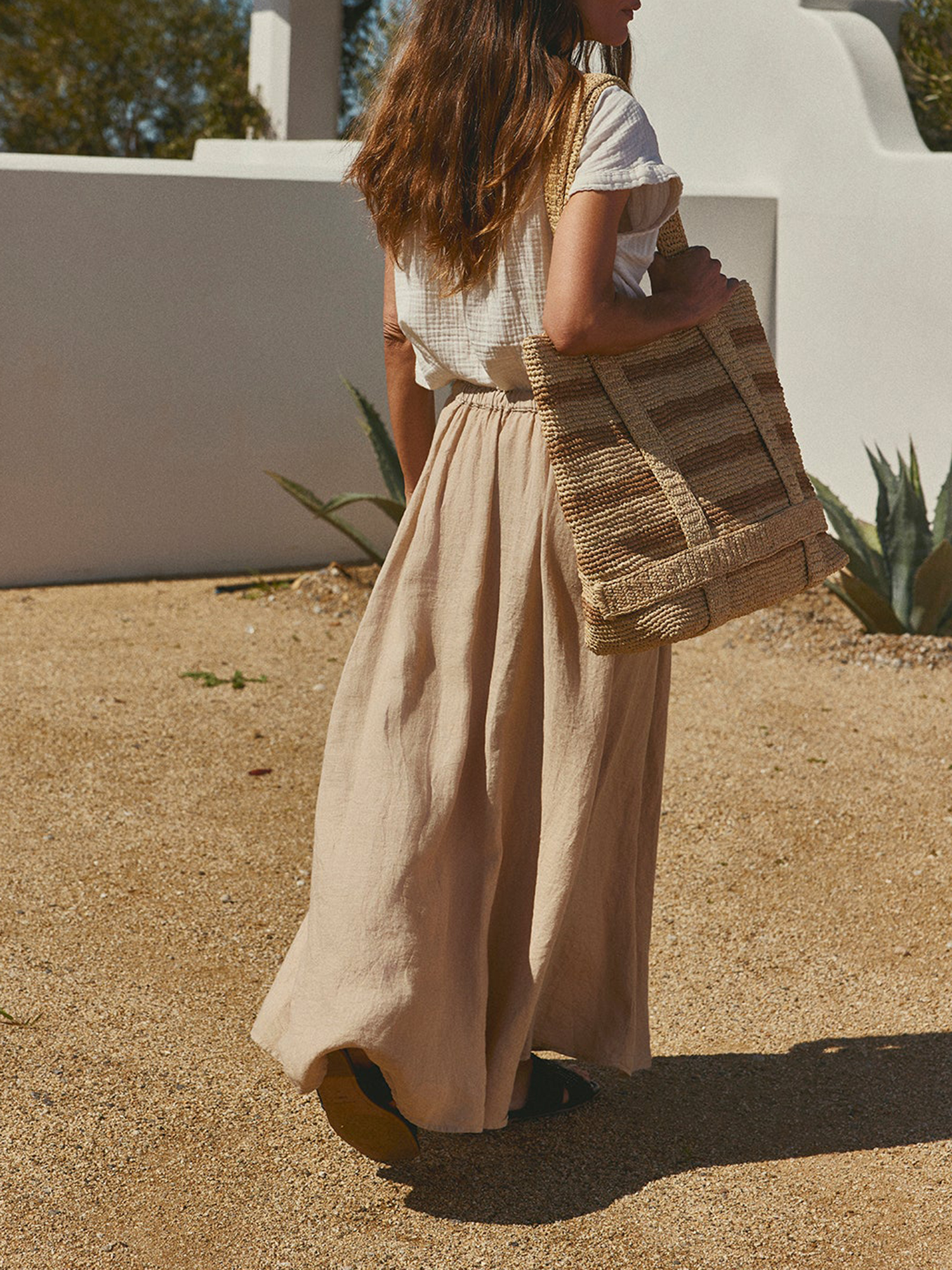 Bailey Linen Maxi Skirt