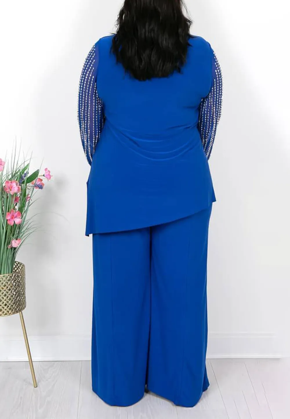 Royal Beaded Top and Trousers