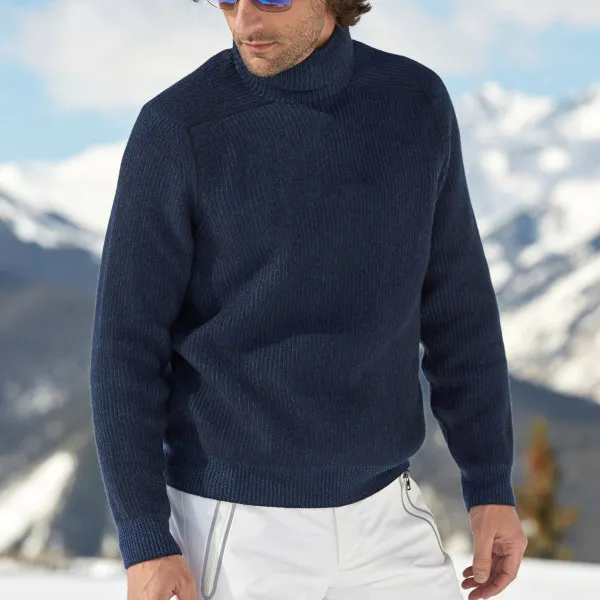 Men's Cashmere Turtleneck Sweater