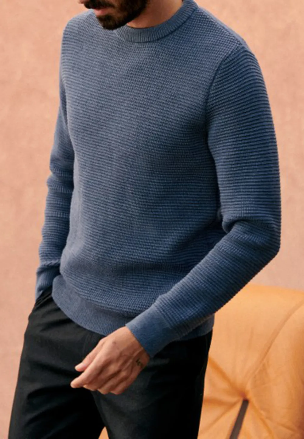 Chuck Sweater-Slate Blue