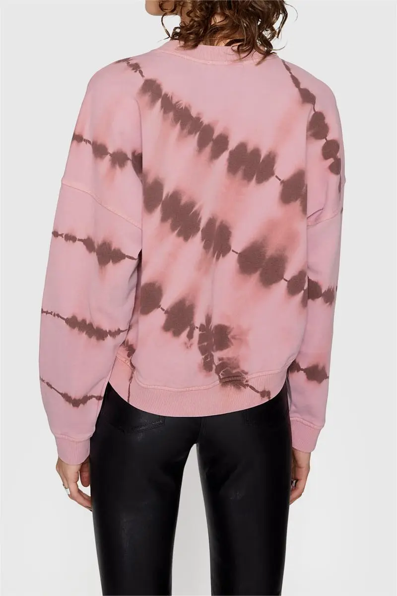 Women's Fashion Pink Print Hoodie