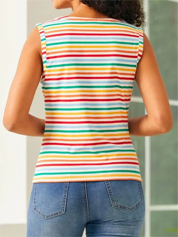 Colorful Commute Top