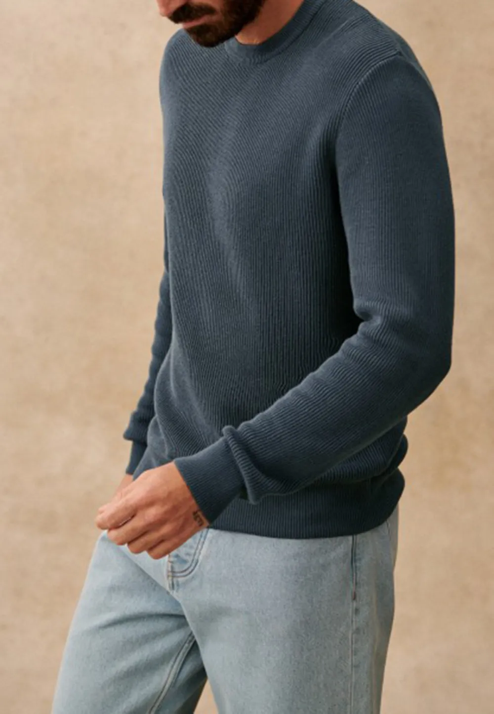 Elin Sweater-Steel Blue