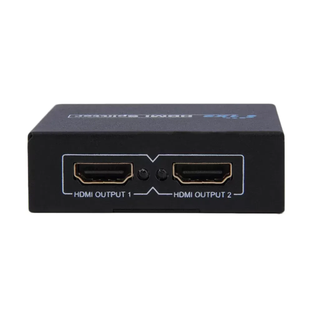 HDCP HDMI Splitter Full HD 1080p Video HDMI Switch Switcher 1X2 Split 1 in 2 Out Amplifier Dual Display For HDTV DVD PS3 Xbox