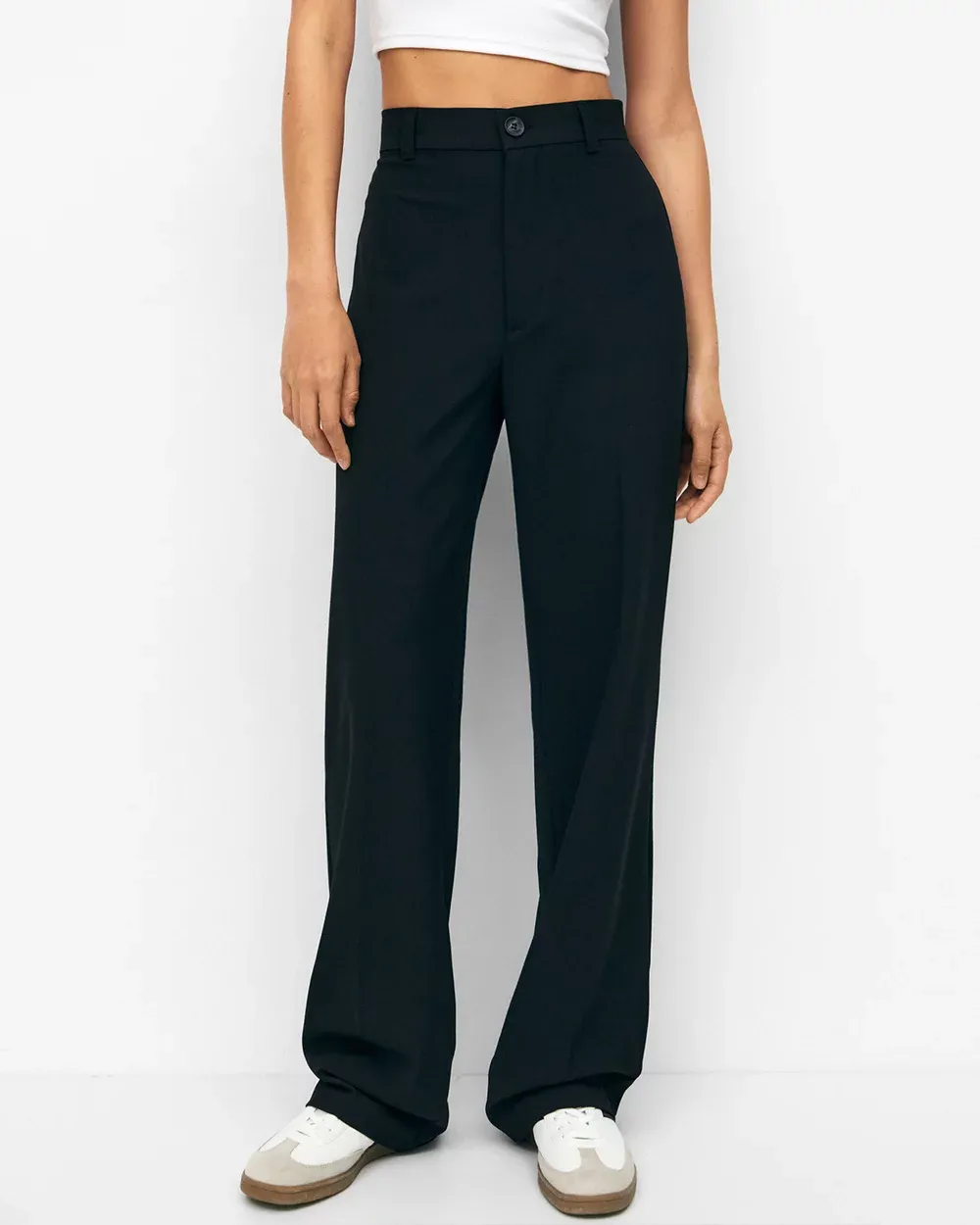 Smart Straight-leg Trousers