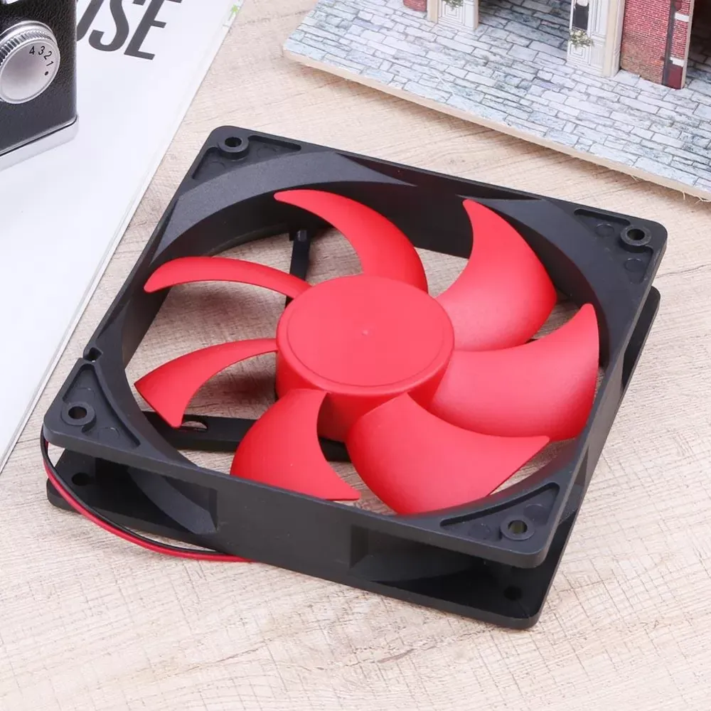 12cm 120mm DC12V 1800R 120x120x25mm 2Pin Cooling Fan for PC