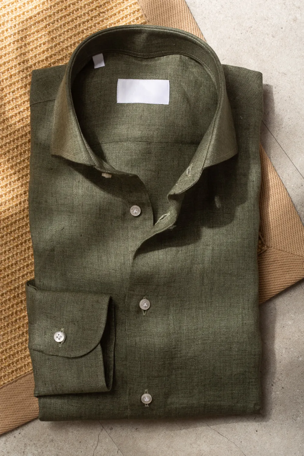 Green Linen Shirt