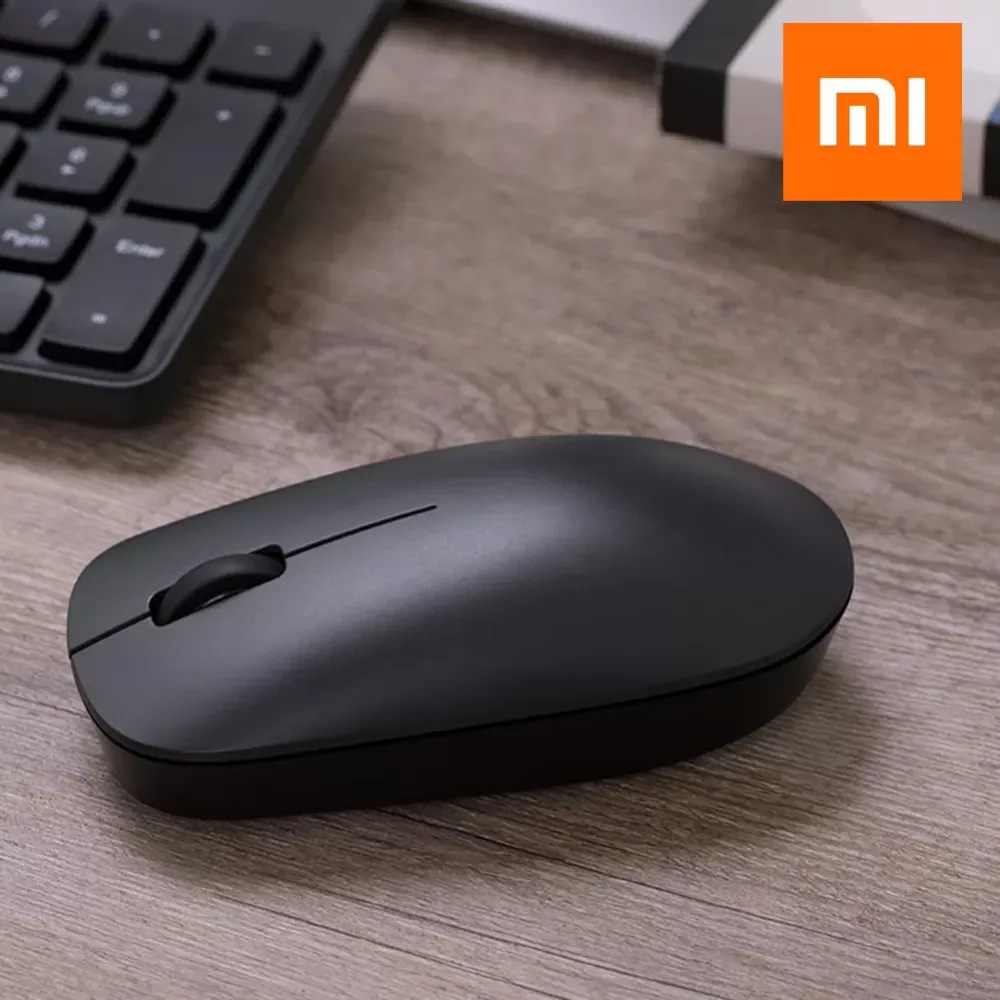 Xiaomi Portable Ultrathin 2.4GHz Wireless Mouse for Windows USB Receiver Simple Rechargeable 1000DPI Office Mice,For laptop/pc