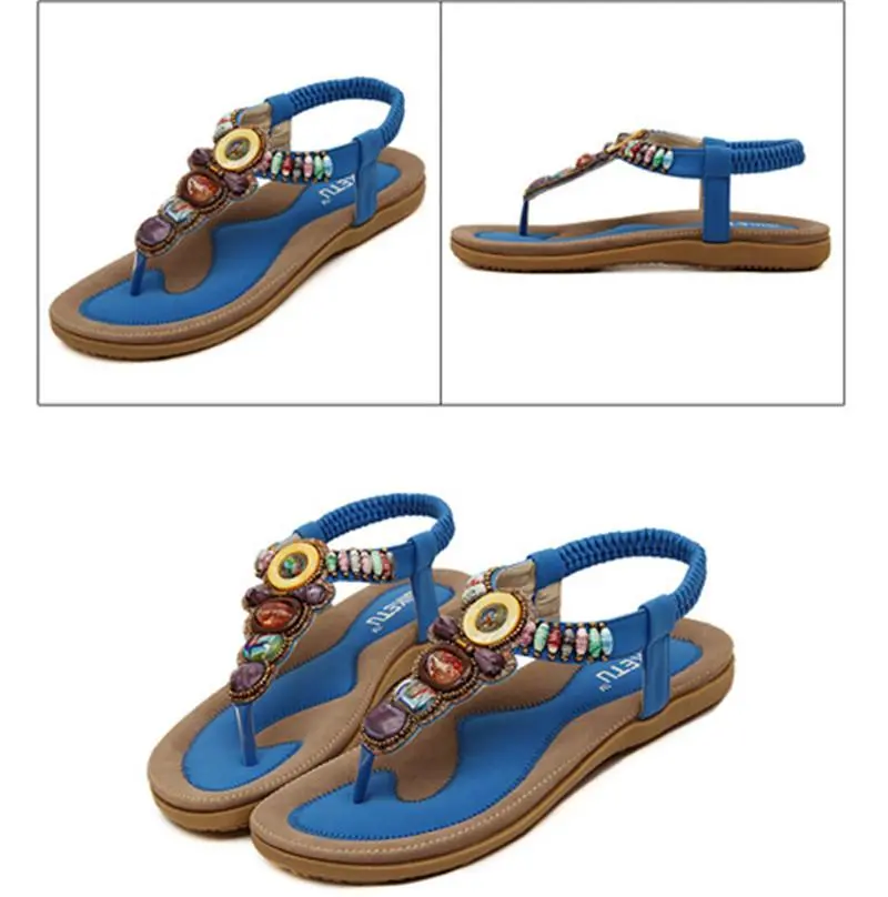 Women Sandals Waterproo Sli On Round Female Slippers