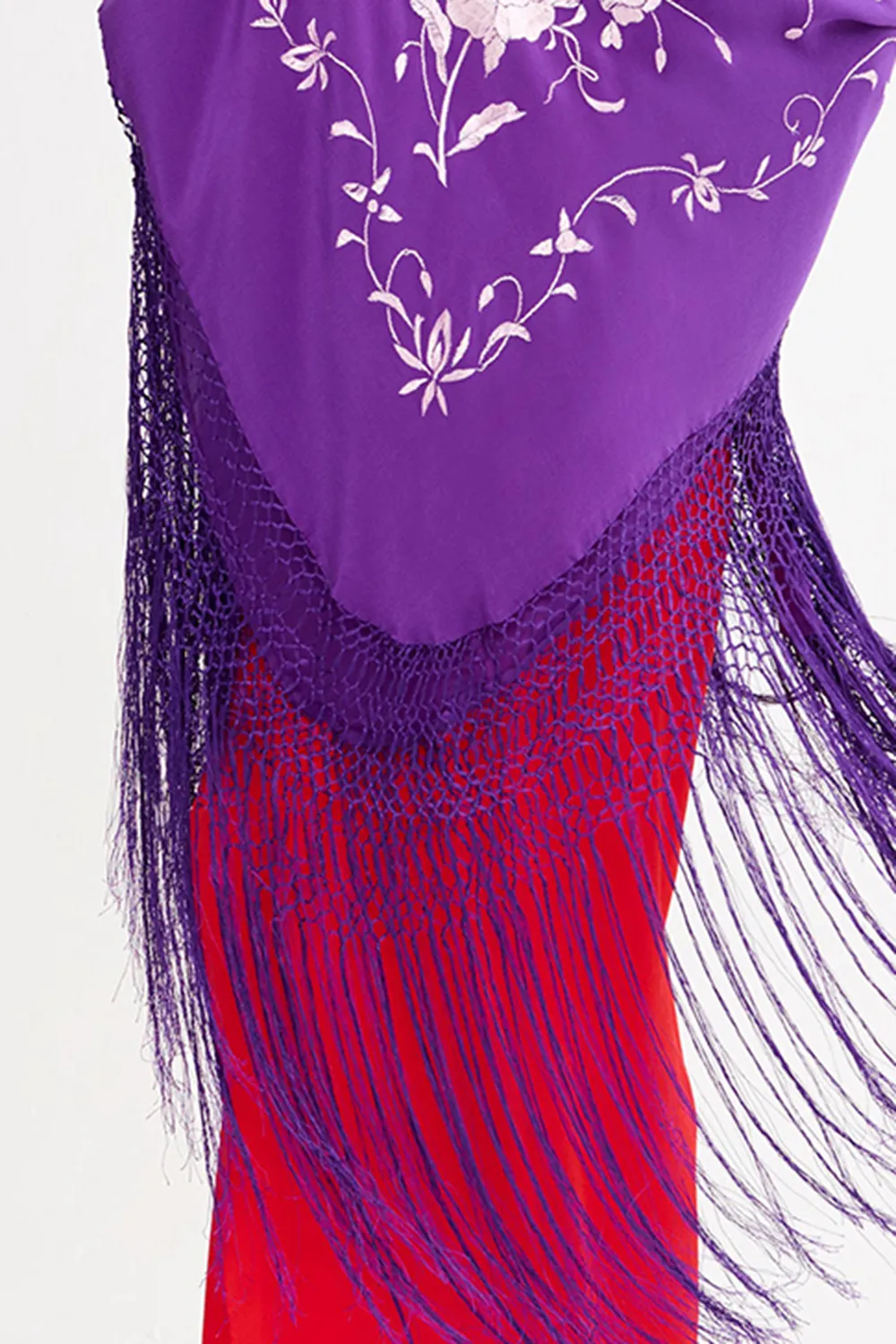 Purple Art Patterns Manila Shawl