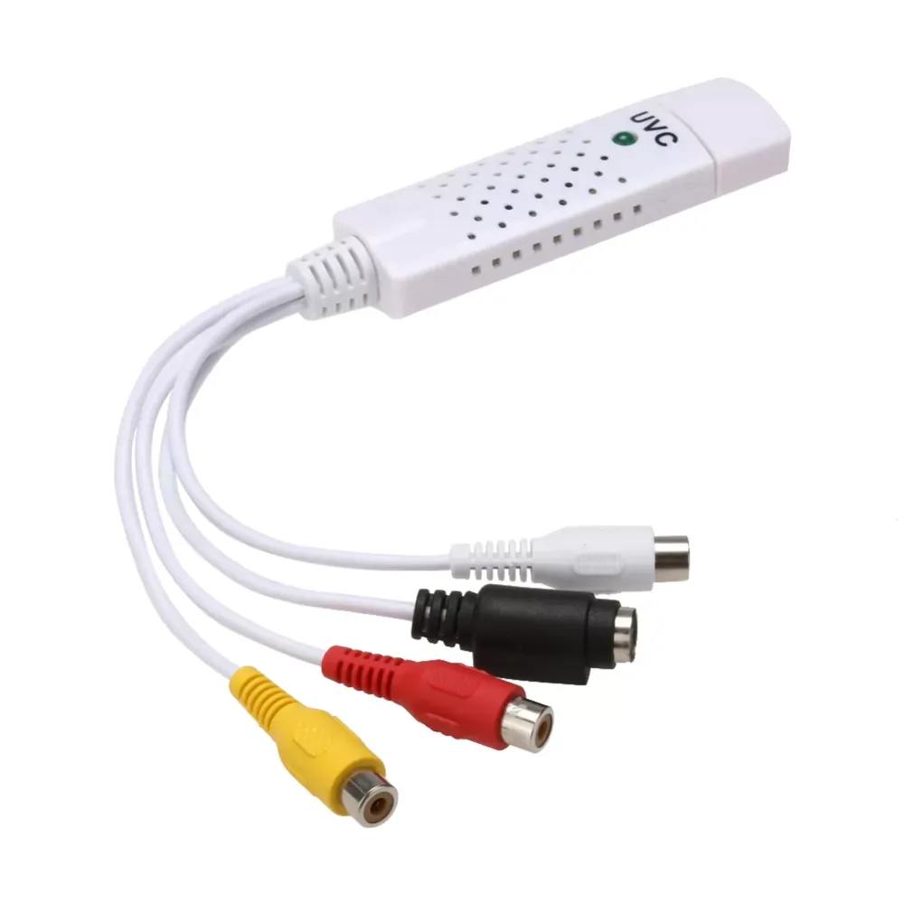 USB 2.0 Converter Audio Video Capture Grabber Adapter for Win XP 7 8 10