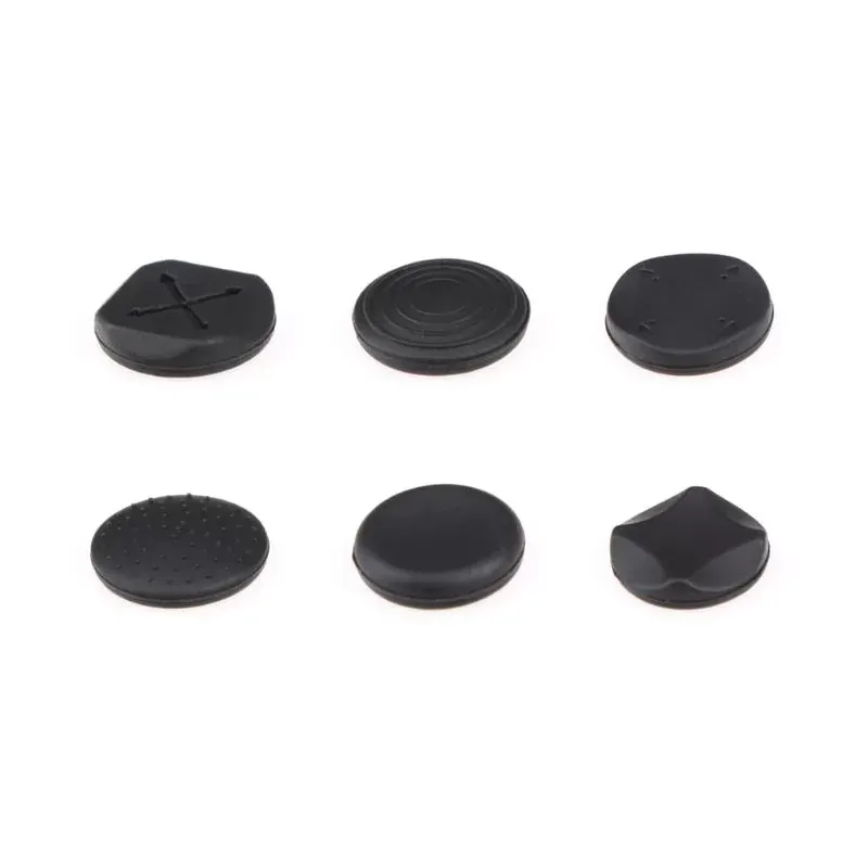 6Pcs/lot Black Anlog Controller Joystick Cap Thumb Stick Grip Thumbstick Case Cover for PS Vita PSV 100 Hot Sale