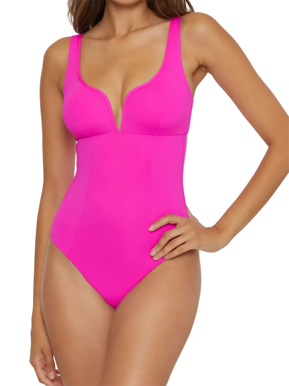 V-neck Sleeveless Swimsuit