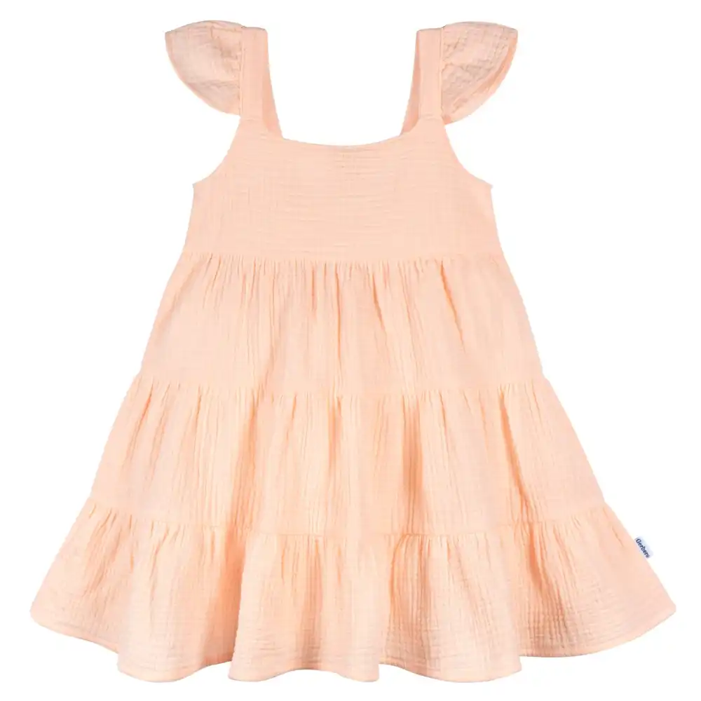 Toddler Girls Blush Tiered Dress