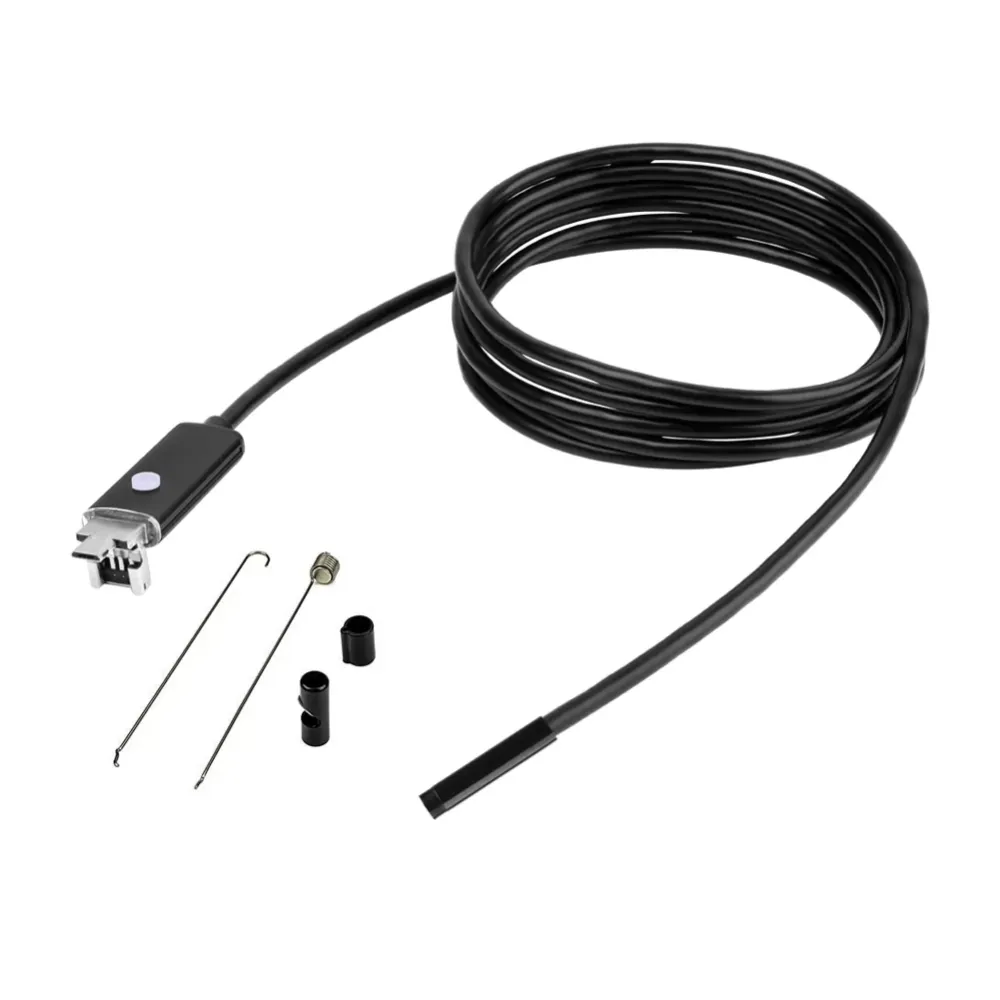 2M 6LED Android/PC Endoscope Waterproof Inspection Micro USB Wire HD Camera Android Mobile Phone Computer Dual Purpose Endoscope