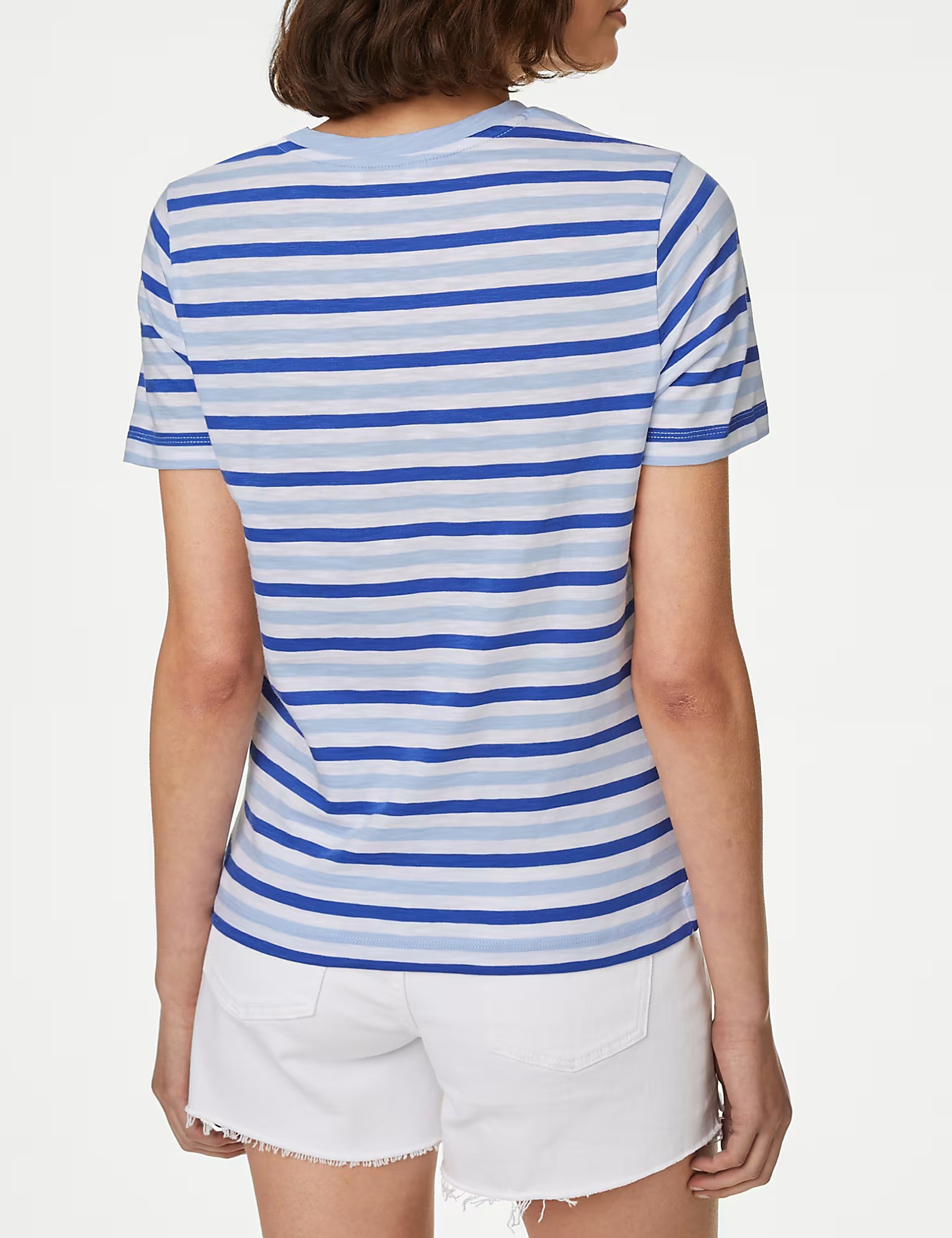 Pure Cotton Striped T-Shirt