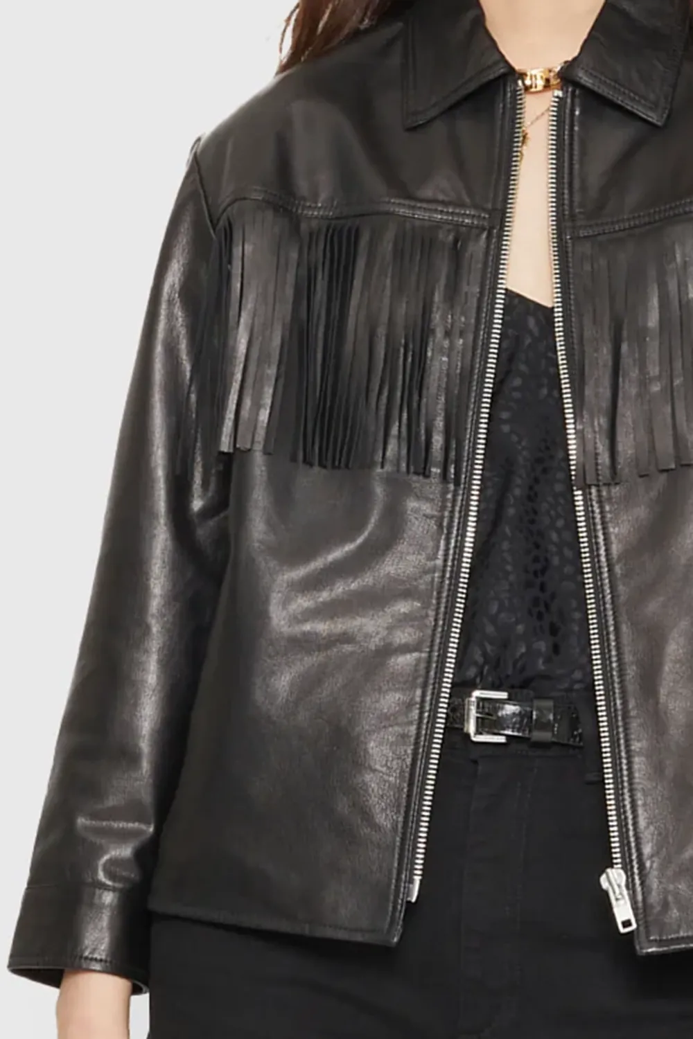 Women'S Fashion Fringe Lapel Coat