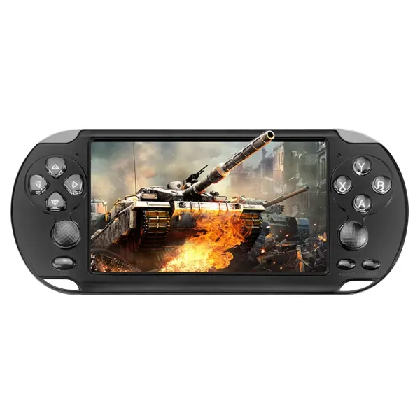 Support video playback PSP nostalgic 128 bit ArcadeHand Held Gaming Device，5.1 inch screen stereo speaker