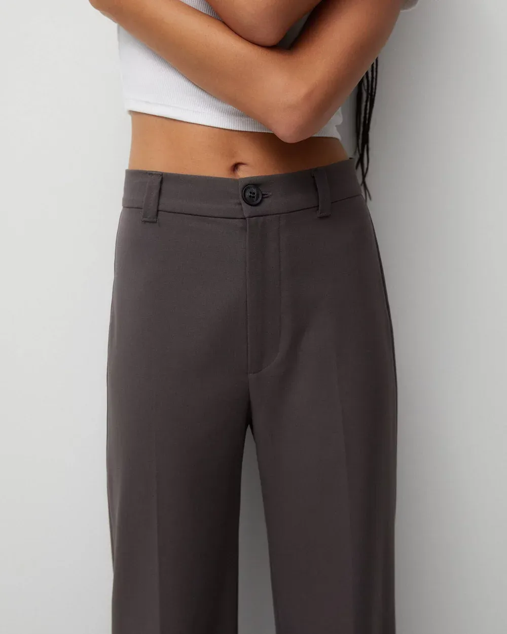 Smart Straight-leg Trousers