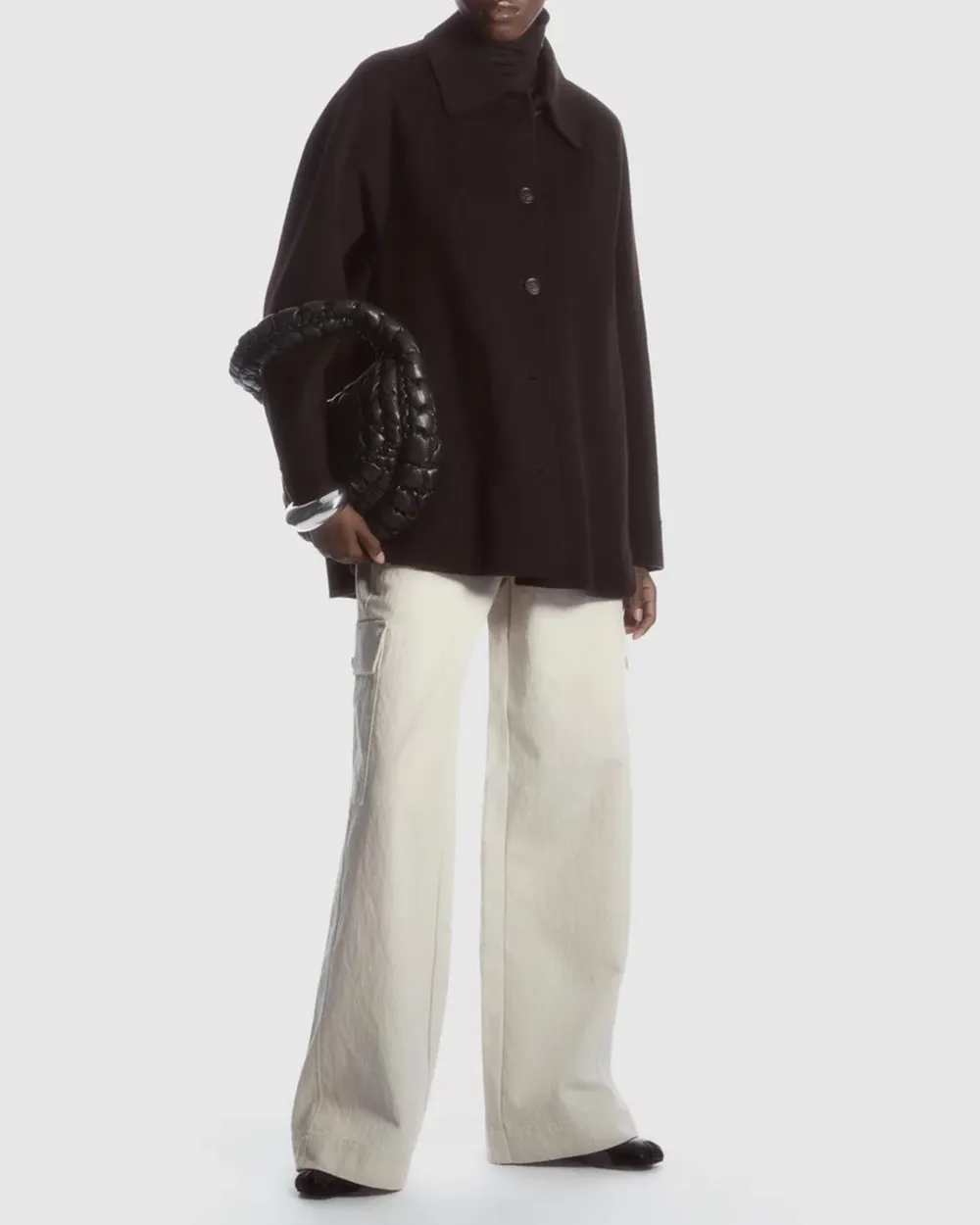 Wide-Leg Cargo Pants