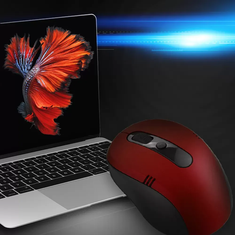 Wireless Mouse Cordless Optical Scroll 2.4GHZ Mouse Computer table Ergonomic Silent PC Laptop Accessories