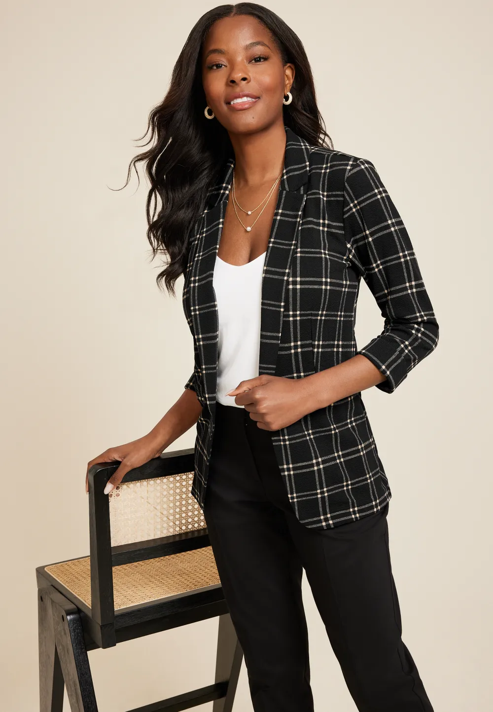 Versa Windowpane Blazer