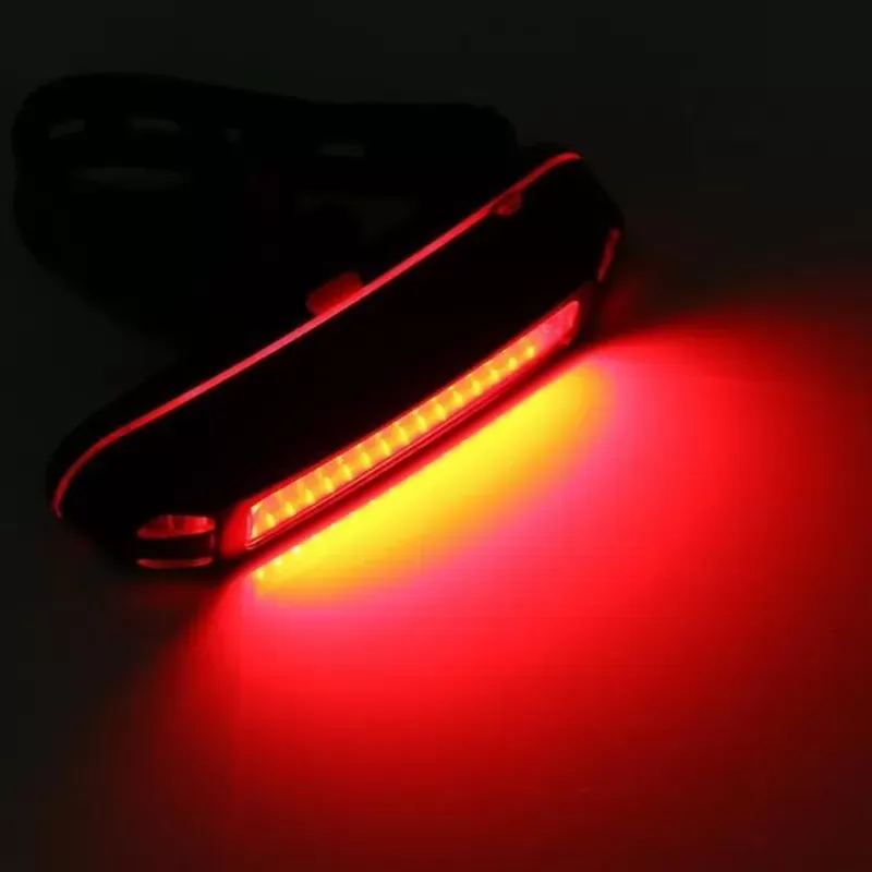 USB Rechargeable Bike Lights Mountain Warning Light 100LM LED Bicycle Cycling Rear Taillight Waterproof Warning Lamp