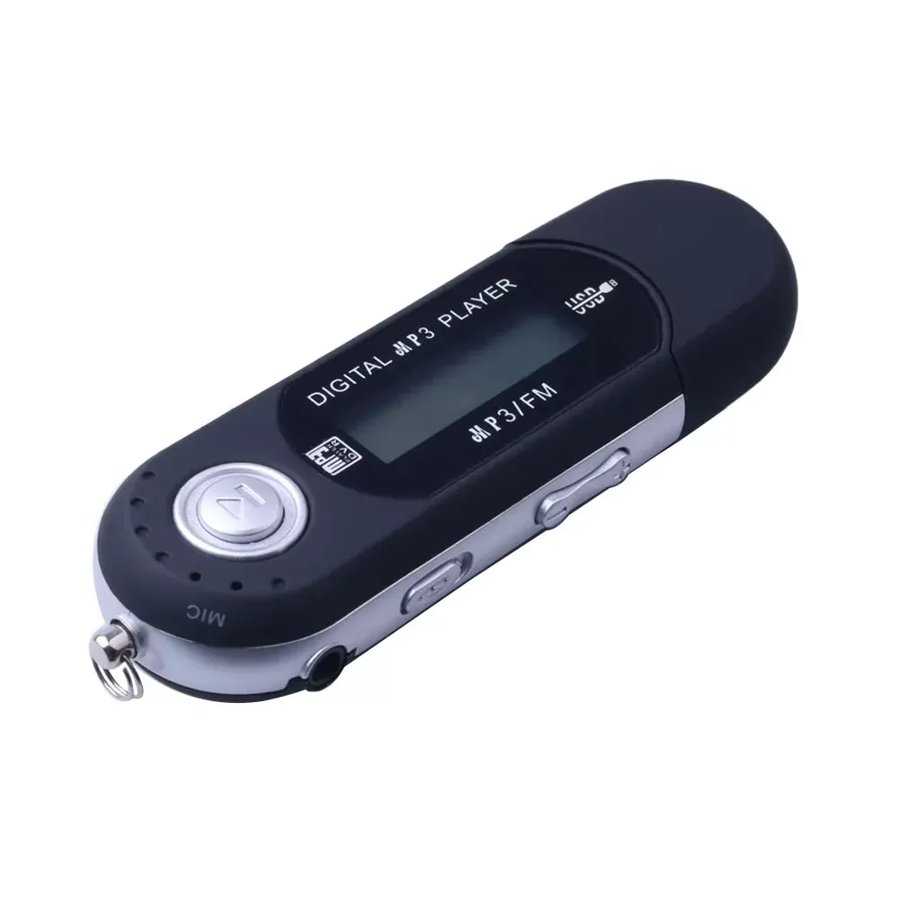 Portable Mini USB Flash LCD Digital MP3 Player Support Flash 32GB TF Card Slot Music Player FM Radio