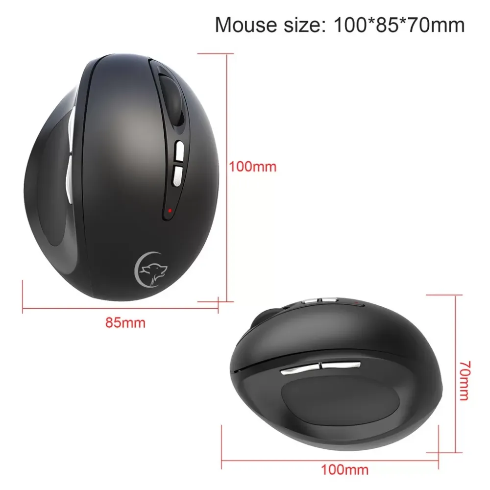 YWYT G836 Wireless Gaming Mouse 2.4G ErgonomicLow noise Ergonomic Computer Silent PC Laptop Charge 6 Key High Performance Mice