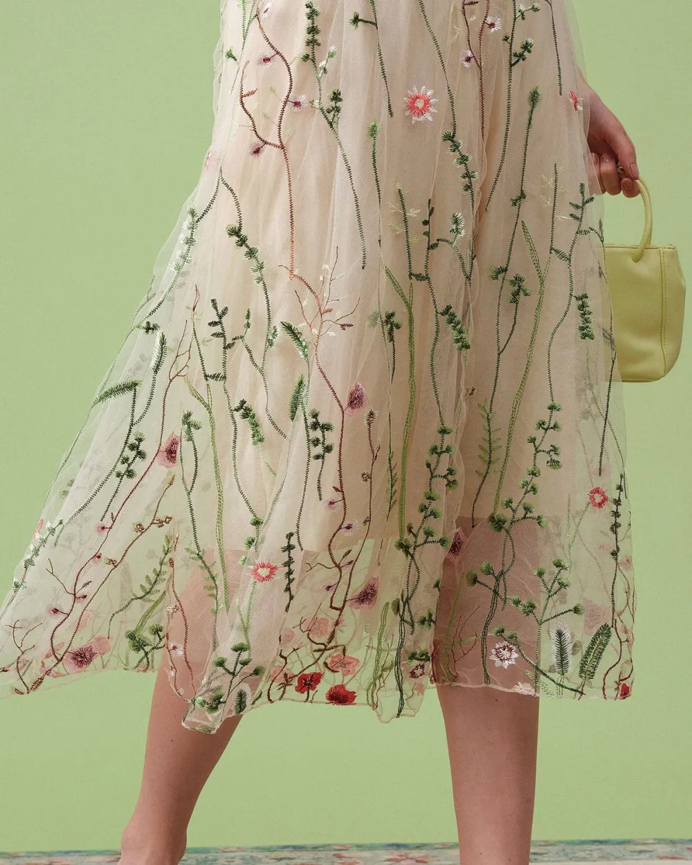 Floral print fairy skirt