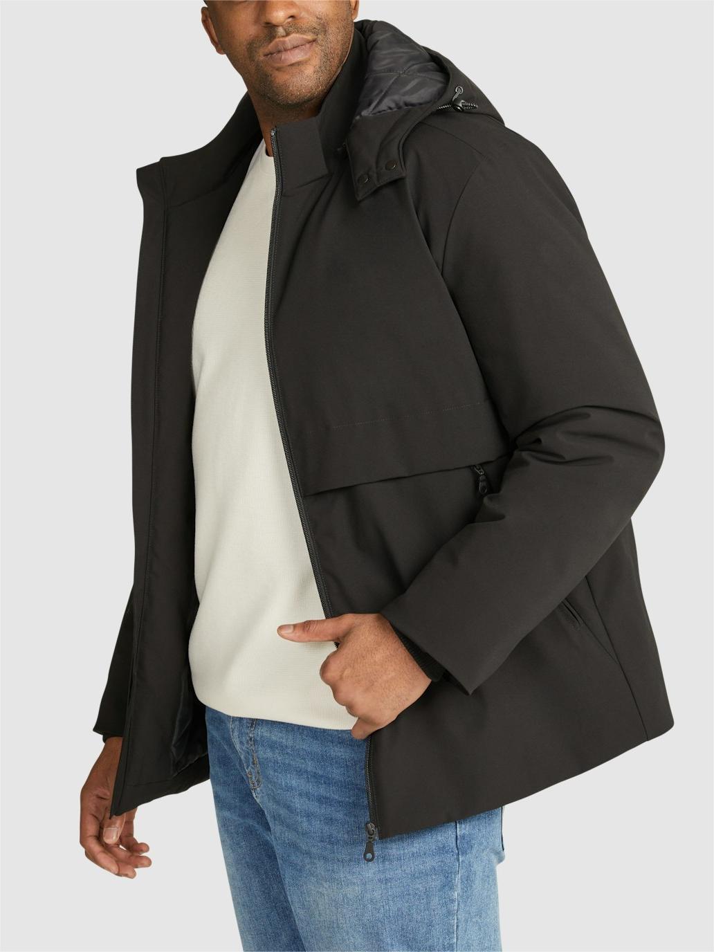 BLACK MITCHELL PARKA JACKET