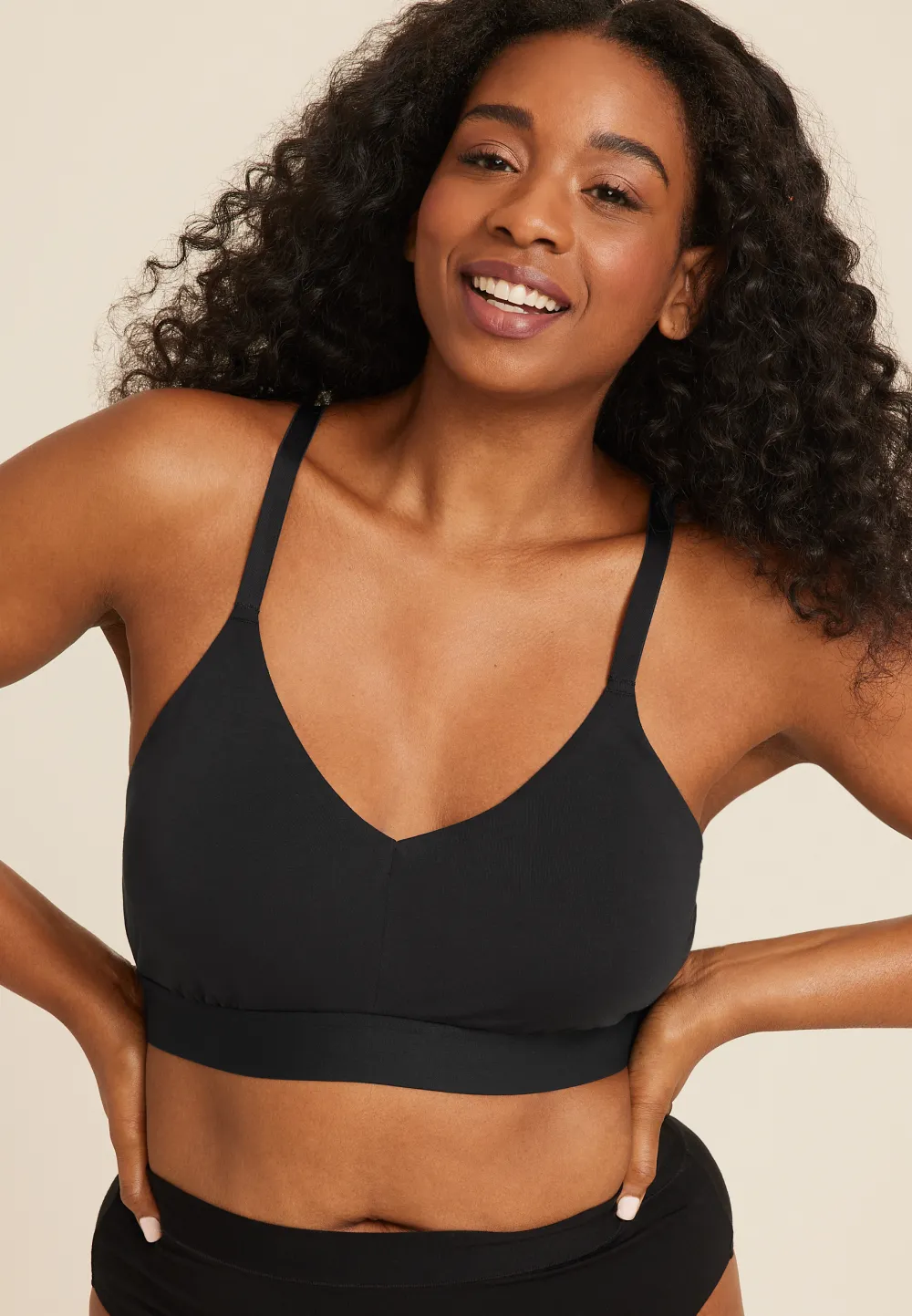 Simply Comfy Cotton Triangle Bralette