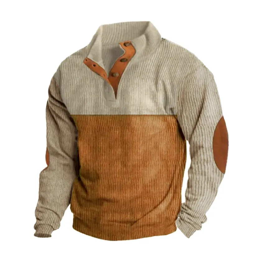 Men's Warm Comfortable Western Cowboy Vintage Sweatshirts