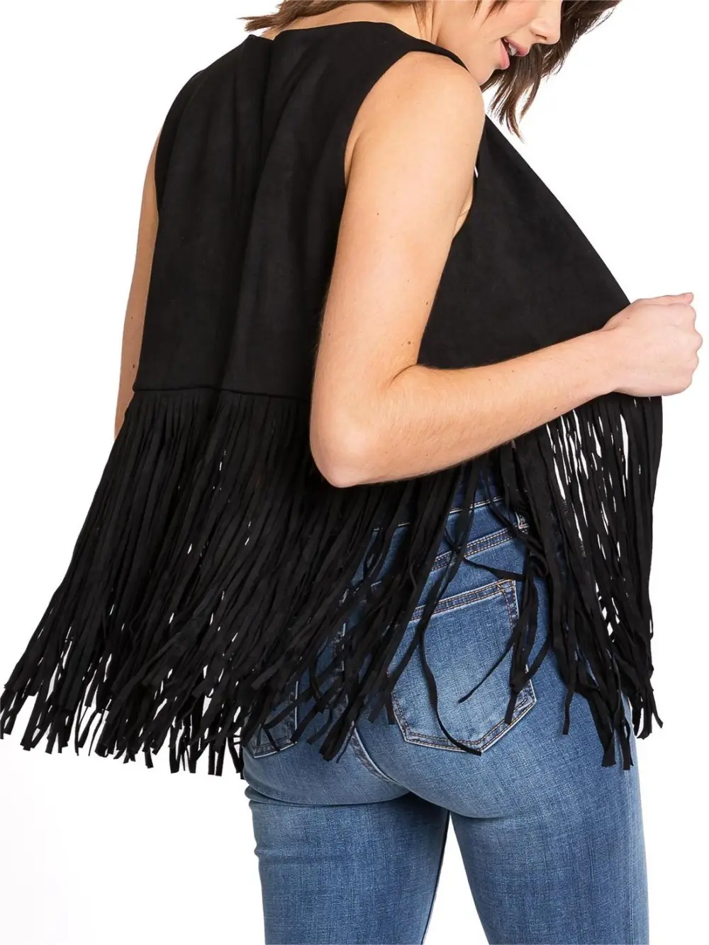 Boho Fringe Vest