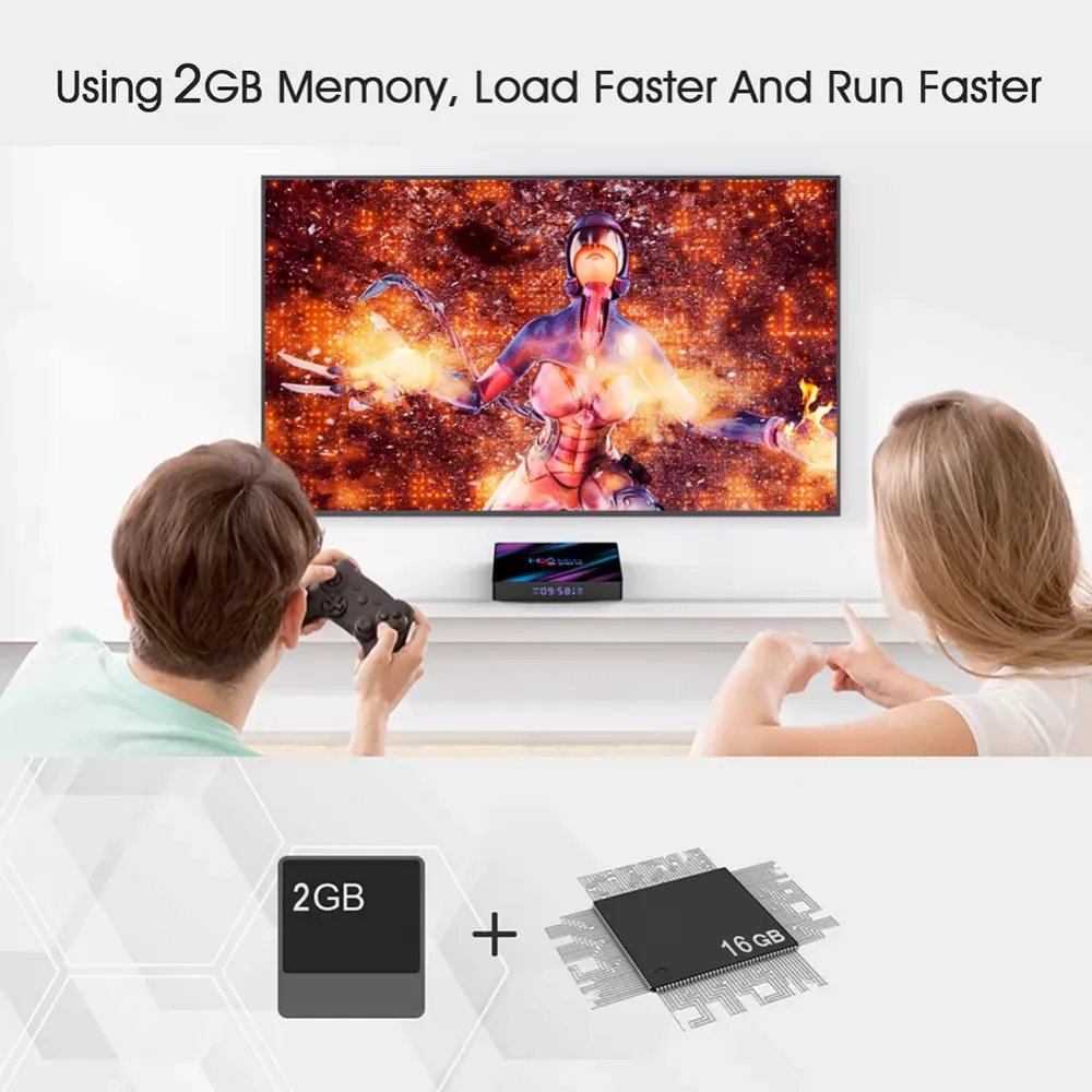 Android 10 TV Box RK3318 2GB 4GB RAM 16GB 32GB 64GB ROM Top Set Box Quad-Core 4K 2.4G/5G WiFi Blutth Smart Media Player