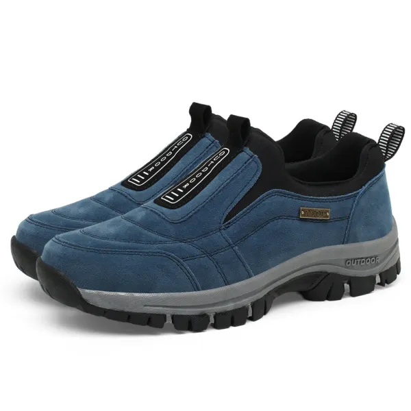 Men's Comfortable Waterproof Orthopedic Walking Shoes - Arch Support and Cushioning Shock Absorption Technology