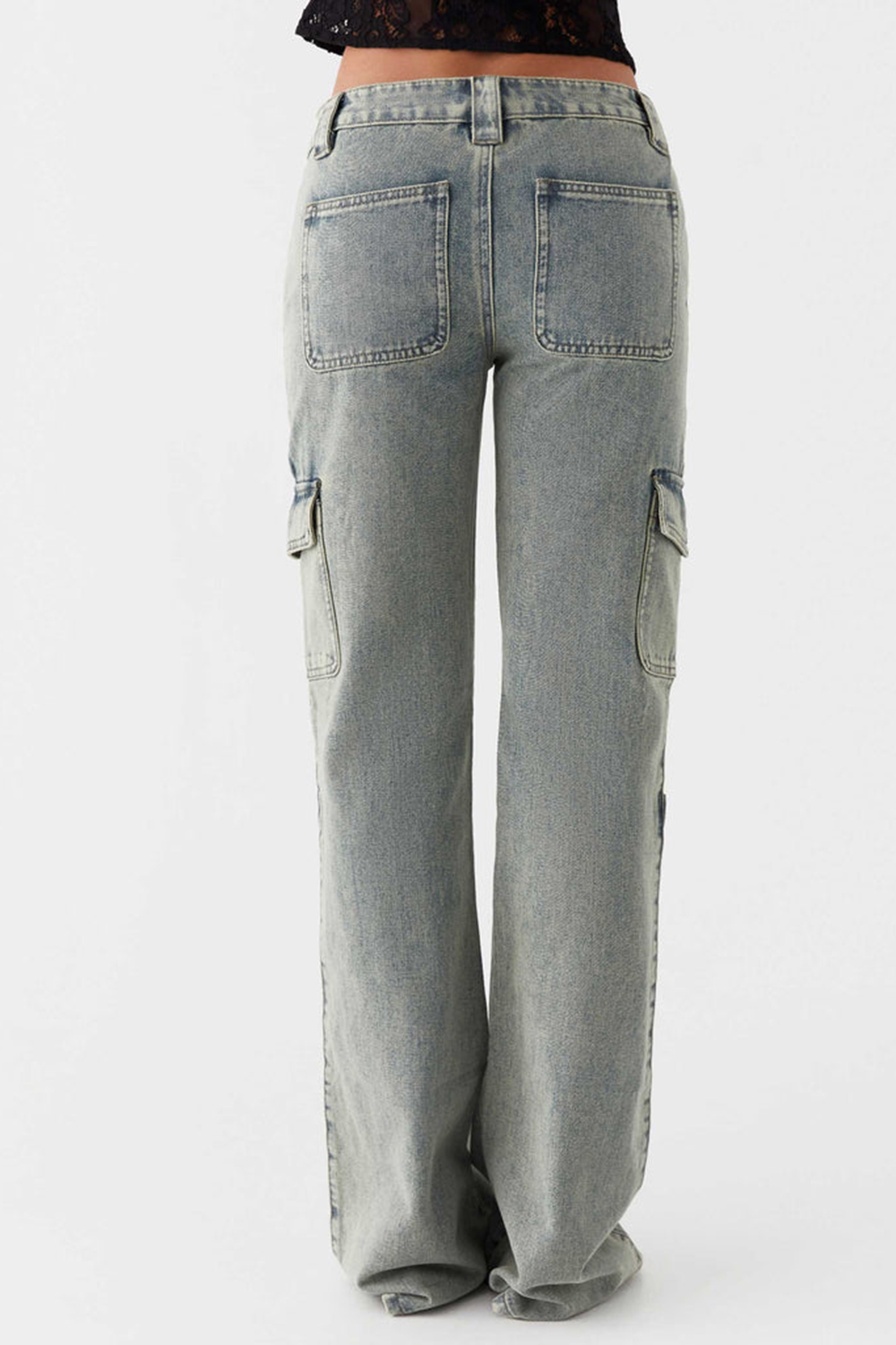 Zephee Flare Jeans - Washed Denim