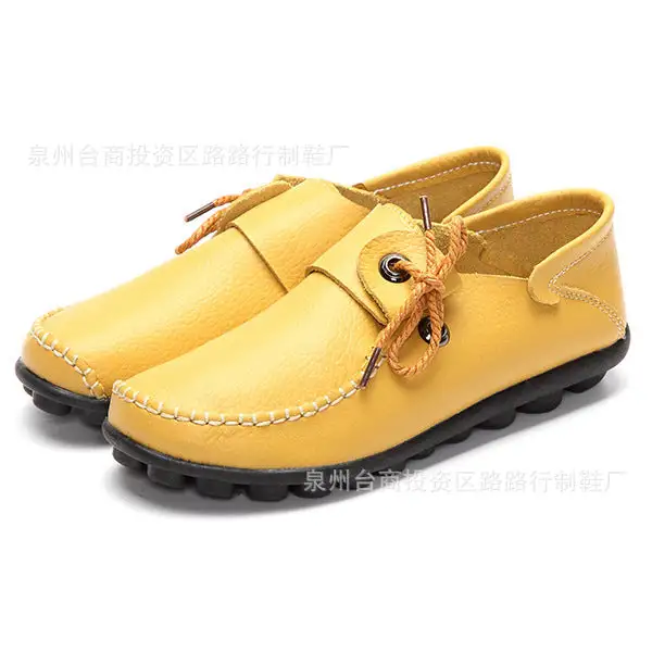 Cilool Flat Beef Tendon Low Top Casual Shoes