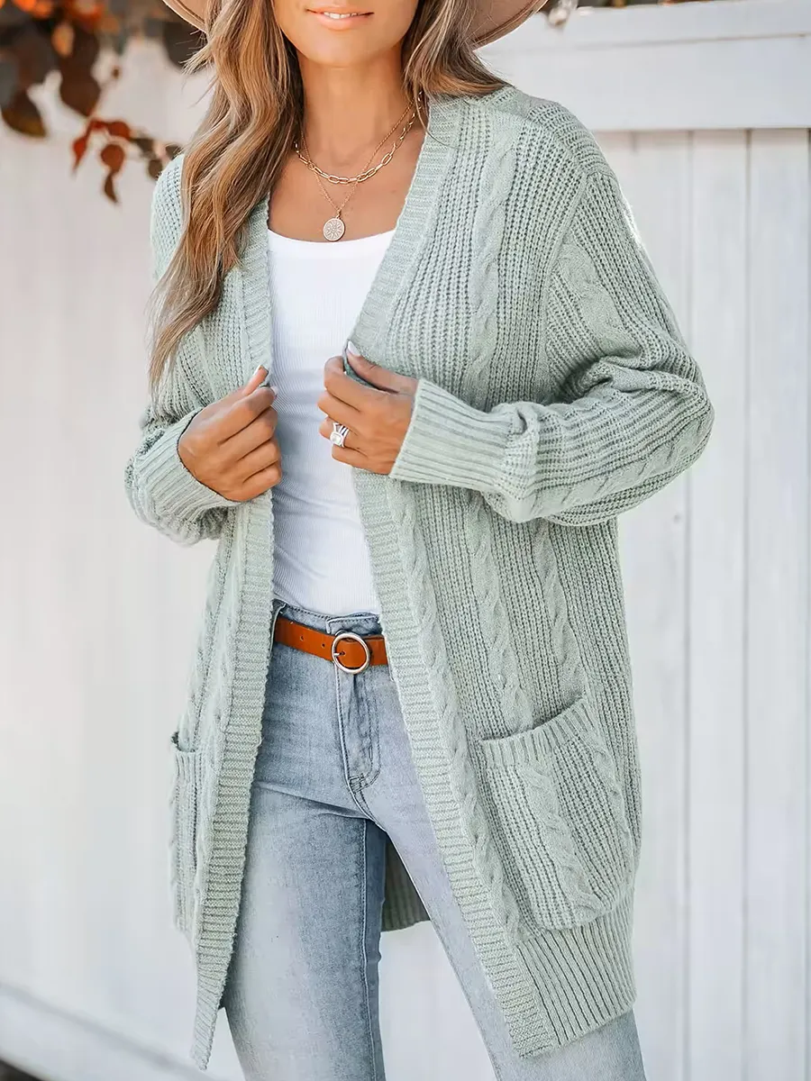 Women's knitted cardigan