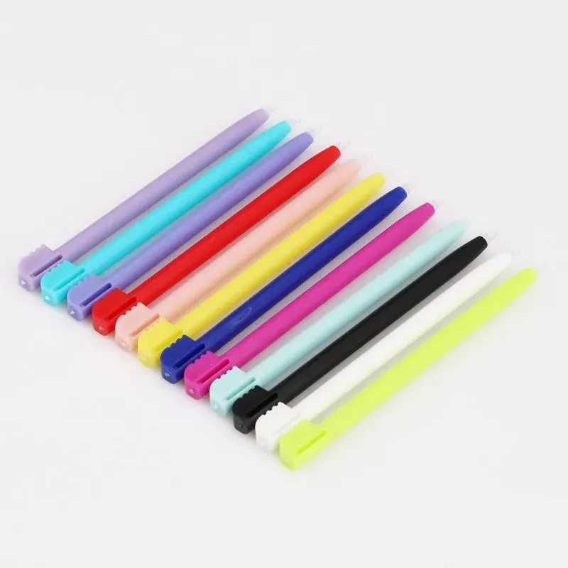 12 Colors/lot Plastic Touch Screen Stylus Pen For Nntendo 3DS XL For NDSI XL Game Accessories