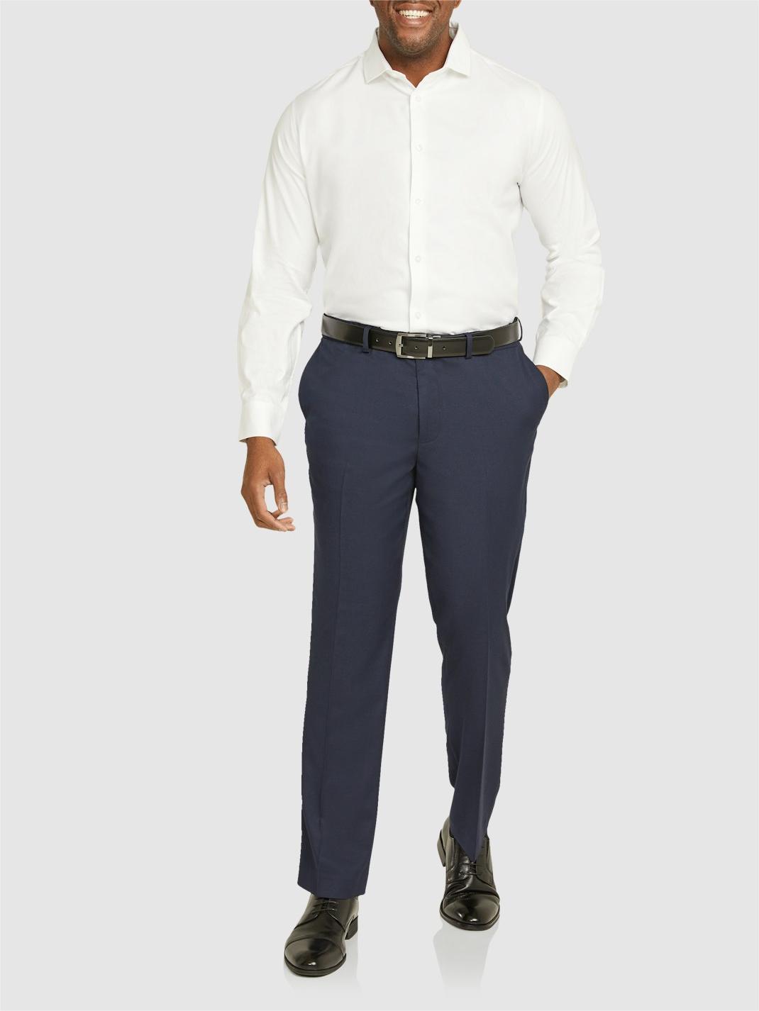 NAVY DALTON STRETCH DRESS PANT